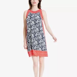 Max Studio London Printed Trapeze Dress